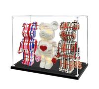 Vitrine en Acrylique Transparente Anti - poussière 70x30x40cm, Base Bleue | MADEHAY Grande Boîte de présentatio pour Lego Model série 42070 80024.