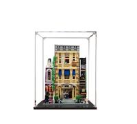 Vitrine en Acrylique Transparente pour Lego Figurines d'action,Vitrine Voiture Miniature pour Moto Figurines Jouets Objets de Collection (Base Noire, 35x35x40CM)