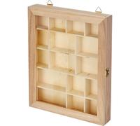 Artemio Vitrine, Bois, Beige, 23 x 28 x 3 cm VIVT2328