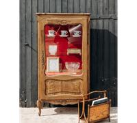 Vitrine en chêne massif n°1292