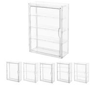 Vitrine en verre pour figurines et objets de collection, boîte d'exposition en acrylique, dimensions : 39 × 29 × 12 cm