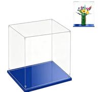 Vitrine Exposition Transparent, 3mm Vitrine Acrylique Anti Poussière Boîte de Présentation,pour Lego Vitrine Figurine, Vitrine Voiture Miniature, Vitrine Figurin (45x35x50CM)