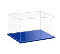Vitrine Exposition Transparent, 3mm Vitrine Acrylique Anti Poussière Boîte de Présentation,pour Lego Vitrine Figurine, Vitrine Voiture Miniature, Vitrine Figurin (55x25x20CM)