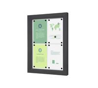 Vitrine Extérieure Verrouillable Slim 4 x A4 Anthracite
