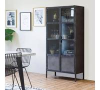 Vitrine haute en métal locker