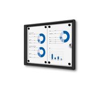 Vitrine Intérieure Verrouillable Economy SCXS 2x A4 Noir