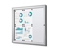 Vitrine Intérieure Verrouillable SCS 6x A4 Classement au Feu B1