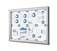 Vitrine Intérieure Verrouillable SCS 8x A4