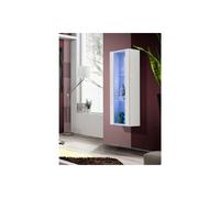 Vitrine LED Murale Design Fly A2 126cm Blanc