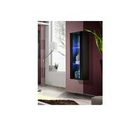 Vitrine LED Murale Design Fly A2 126cm Noir
