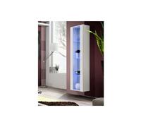 Vitrine LED Murale Design Fly C4 170cm Blanc