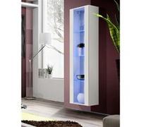 Vitrine LED Murale Design Fly C4 170cm Blanc