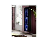 Vitrine LED Murale Design "Fly II" 170cm Noir