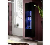 Vitrine LED Murale Design Fly C3 170cm Noir