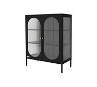 Ml-design vitrine-bibliothèque métal - Noir