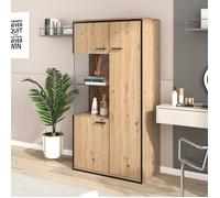 Vitrine moderne Design neuf de haute qualité avec éclairage LED, 150hx78bx40tcm, porte en verre, étagères polyvalentes, 15 choix