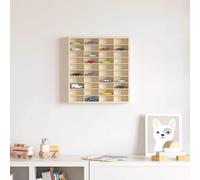 Vitrine - VIDAXL - Vitrine murale avec étagère - Beige - Bois d'ingénierie - 98 x 4,5 x 55 cm