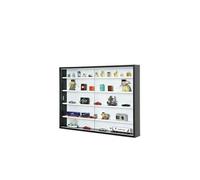 Vitrine murale Collecty pour miniatures - 80 cm - Noir