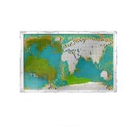 Vitrine murale en acrylique spécialement conçue pour Lego 31203 Carte du monde Boîte transparente anti-poussière - Seule vitrine compatible avec Lego 31203