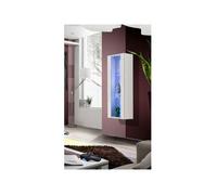 Vitrine LED Murale Design Fly A2 126cm Blanc