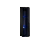 Vitrine Murale LED "Switch" 120cm Noir