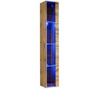 Vitrine verticale - Switch WW 1 - L 30 cm x P 30 cm x H 180 cm - Bois