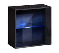 Vitrine Murale LED Switch 60cm Noir
