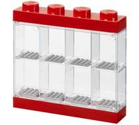 Vitrine pour 8 Figurines lego Display Case 8 Lego - Rouge