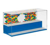 Vitrine pour construction lego 2 niveaux 6 plaques LEGO - Bleu