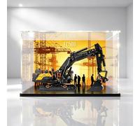 Vitrine premium pour pelle hybride lego 42215 EC500 (fond)