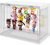 Vitrine Showbox Box, Vitrine acrylique, Boîte de rangement transparente, Plastique transparent, Standards d'affichage empilables pour figurines, jouets, modèles réduits de voitures, porte-monnaie (A)
