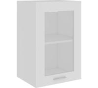 Vitrine suspendue "Lyon" Blanc 40 x 31 x 60 cm Bois d'ingénierie