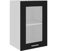 Vitrine suspendue "Lyon" Noir 40 x 31 x 60 cm Bois d'ingénierie