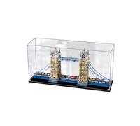 Vitrine transparente en acrylique pour Lego 10214 Pont de Londres (107 x 30 x 49,8 cm (vitrine uniquement) (3 mm)