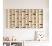 Vitrine - VIDAXL - Vitrine murale avec étagère - Beige - Bois d'ingénierie - 98 x 4 5 x 55 cm