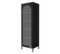 Vitrinenschrank Standvitrine Bücherschrank Hochschrank Wohnzimmerschrank Schrank