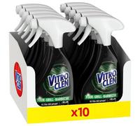 VITROCLEN Lot de 10 Sprays nettoyant ultra décapant four-grill-barbecue - 250 ml