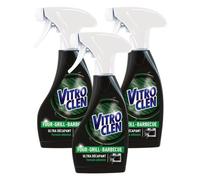 VITROCLEN Lot de 3 Sprays nettoyant ultra décapant four-grill-barbecue - 250 ml
