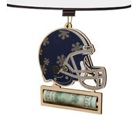 Vitsrisea Porte-monnaie pour fan de football, accessoires de fête de casque en bois créatif | Porte-monnaie artisanal de Noël, pour anniversaire, Halloween, fêtes du Nouvel An, adultes
