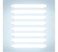 Viugreum 145cm Reglette LED Connectable 8 Pièces, 50W 6500K Blanc Froid Tube Neon Led Barre, Éclairage Plafond Lampe Etanche IP54, Lumiere pour Garage Atelier Bureau Cuisine Cave Intérieur Extérieur