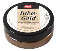 Peinture crème métallisée 'Viva Decor - Inka-Gold' Brun doré 62.5g