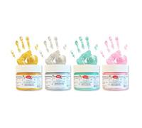 ViVA DECOR Peinture au doigt 'ViVA KIDS', set de 4 Pailleté