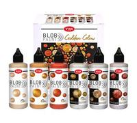 ViVA DECOR Set de peinture Blob Paint Golden Glow, 6 pièces