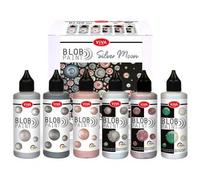ViVA DECOR Set de peinture Blob Paint Silver Moon, 6 pièces