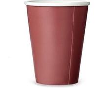Viva Scandinavia Tasse à thé en Porcelaine, gobelet de café, Design Moderne, 300 ML, Rouge