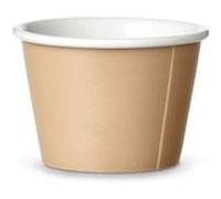 Viva Tasse en papier, Porcelaine, Beige, 13 ml
