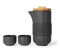 Viva Scandinavia (V77245) Théière design en porcelaine avec 4 tasses à thé (70 ml), noire G