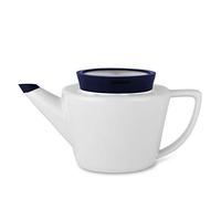 Viva Théière en porcelaine, Blanc/Bleu, 50 ml