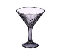 VIVALTO Copa Martini Troquelada 220ml Humo Gris