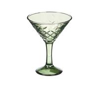 VIVALTO Copa Troquelada Martini 220ml Verde